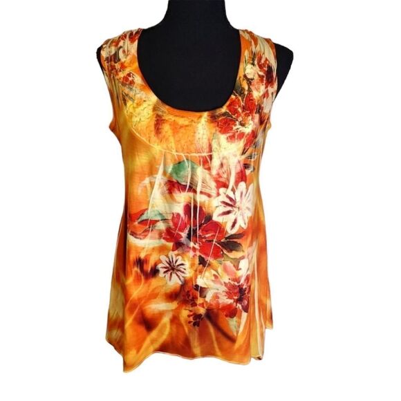 Parrot Cay Tank Top Dress Barn Small - Picture 1 of 3